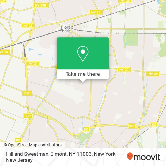 Mapa de Hill and Sweetman, Elmont, NY 11003