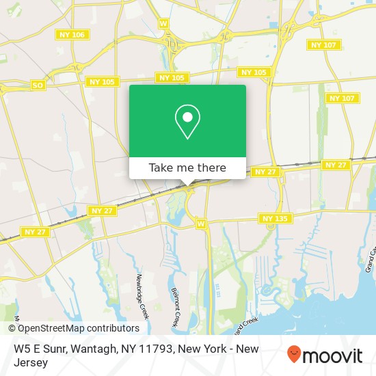 W5 E Sunr, Wantagh, NY 11793 map