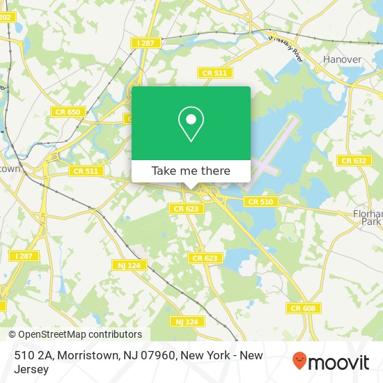 Mapa de 510 2A, Morristown, NJ 07960