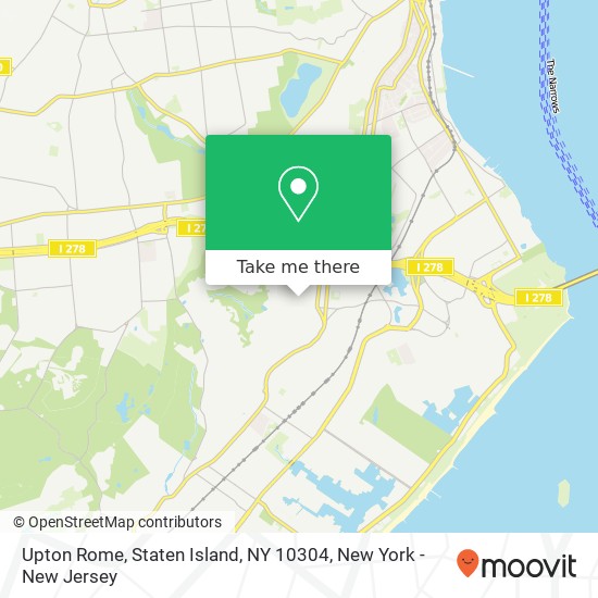 Upton Rome, Staten Island, NY 10304 map