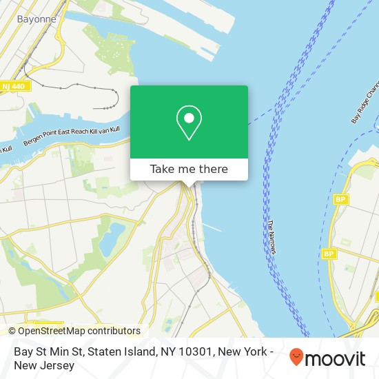 Bay St Min St, Staten Island, NY 10301 map
