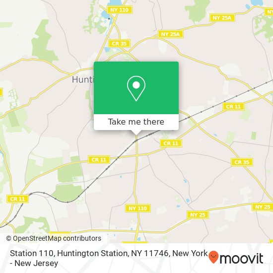 Mapa de Station 110, Huntington Station, NY 11746