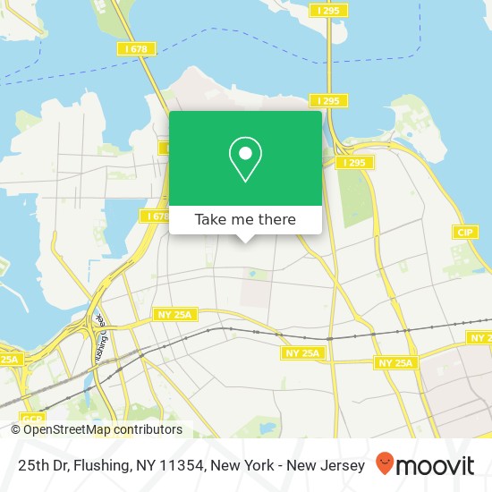 25th Dr, Flushing, NY 11354 map