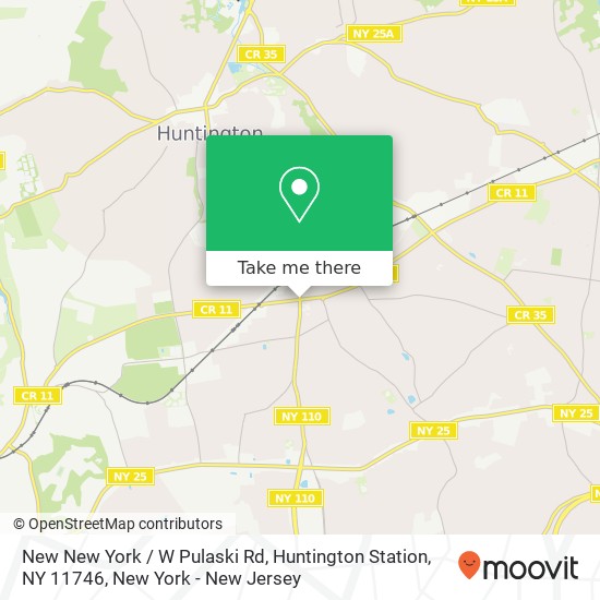Mapa de New New York / W Pulaski Rd, Huntington Station, NY 11746