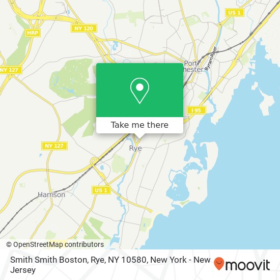 Mapa de Smith Smith Boston, Rye, NY 10580