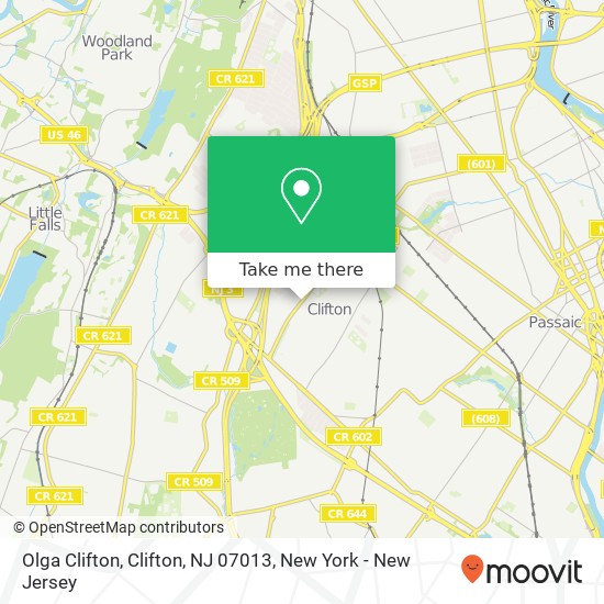 Olga Clifton, Clifton, NJ 07013 map