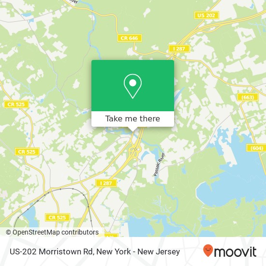 Mapa de US-202 Morristown Rd