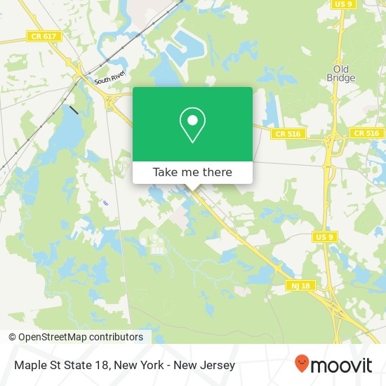 Mapa de Maple St State 18