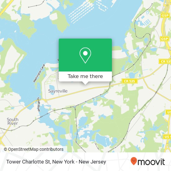 Mapa de Tower Charlotte St