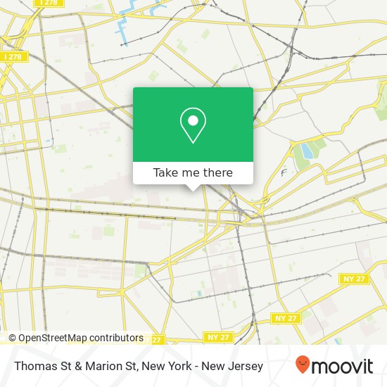 Mapa de Thomas St & Marion St