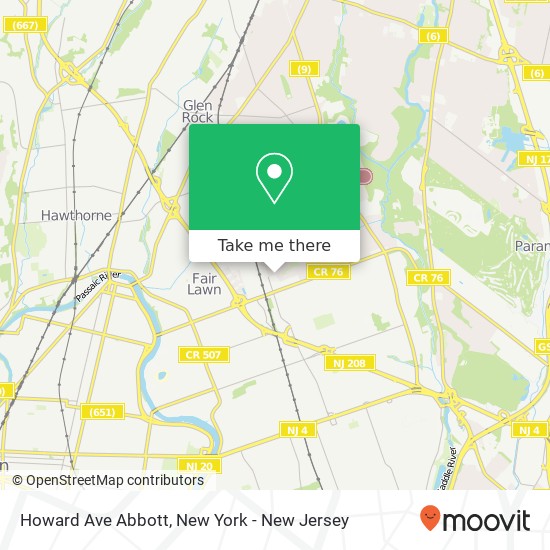 Mapa de Howard Ave Abbott