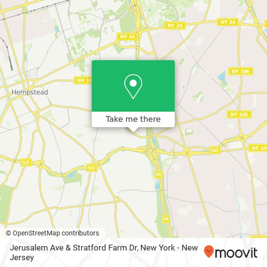 Jerusalem Ave & Stratford Farm Dr map