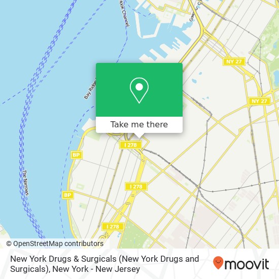 New York Drugs & Surgicals map