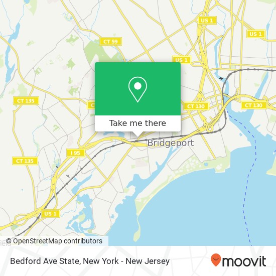 Bedford Ave State map