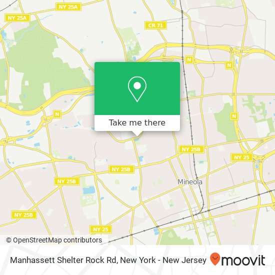 Mapa de Manhassett Shelter Rock Rd