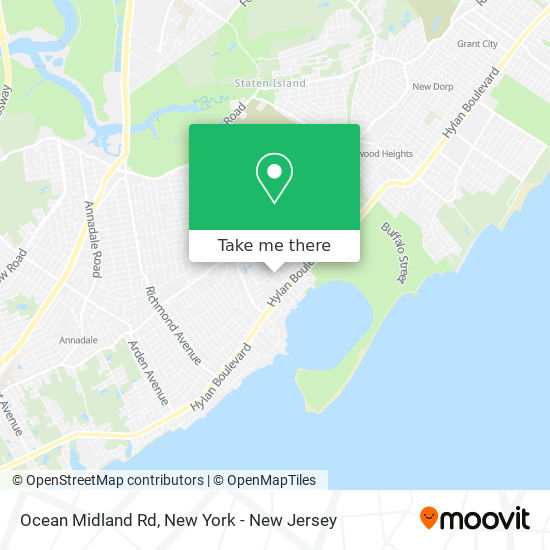 Ocean Midland Rd map