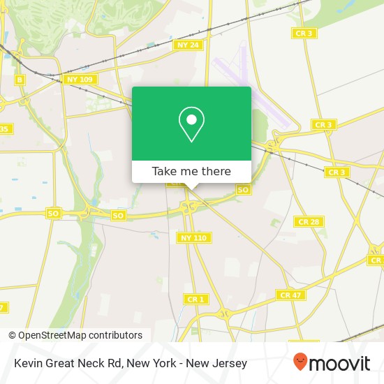 Kevin Great Neck Rd map