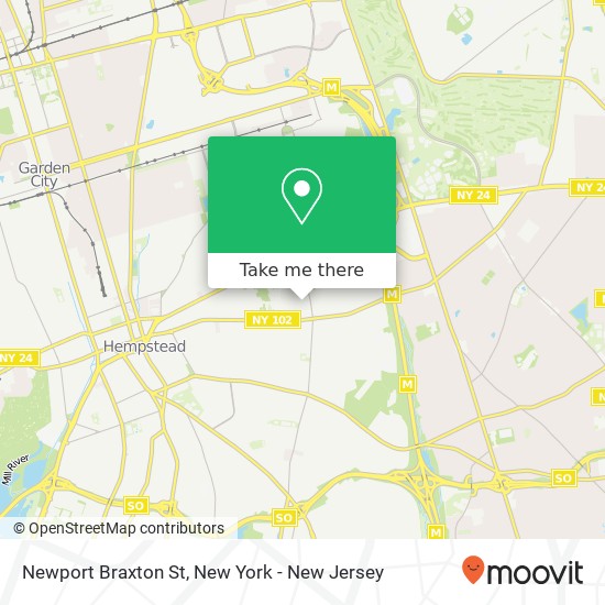 Mapa de Newport Braxton St