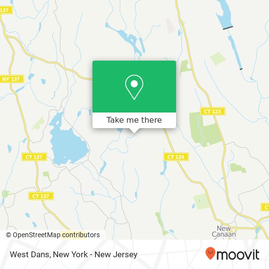 West Dans map