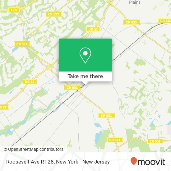 Mapa de Roosevelt Ave RT-28