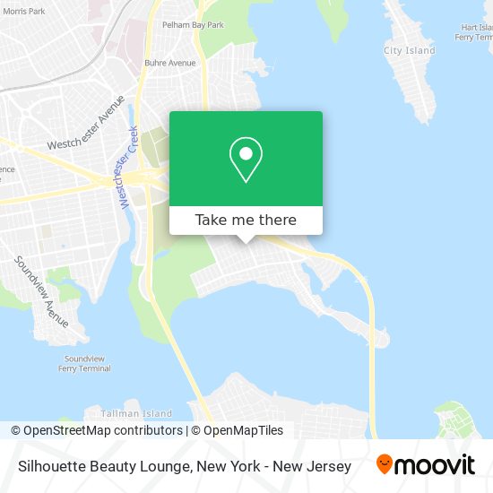 Silhouette Beauty Lounge map
