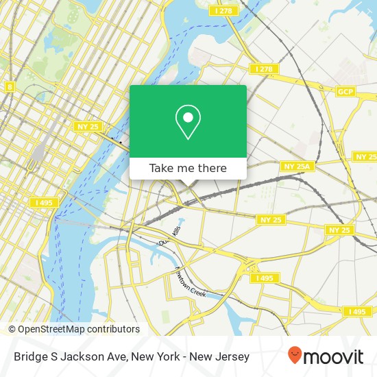 Mapa de Bridge S Jackson Ave