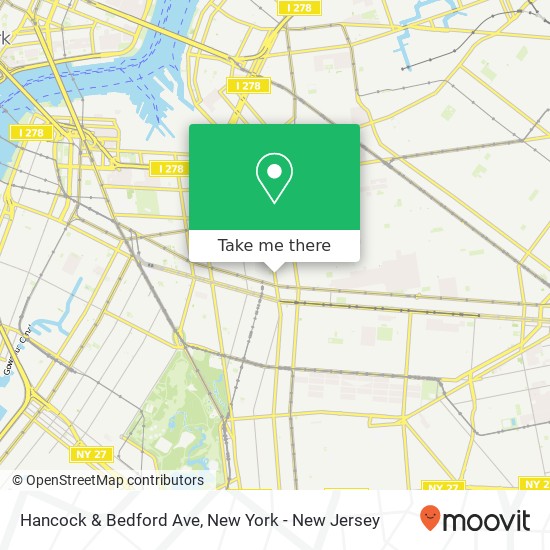 Mapa de Hancock & Bedford Ave