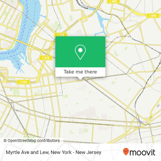 Mapa de Myrtle Ave and Lew