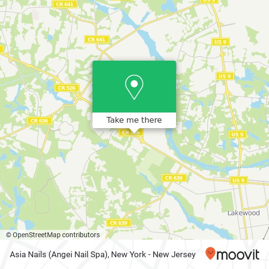 Asia Nails (Angei Nail Spa) map