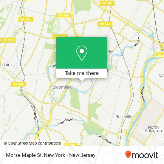 Morse Maple St map