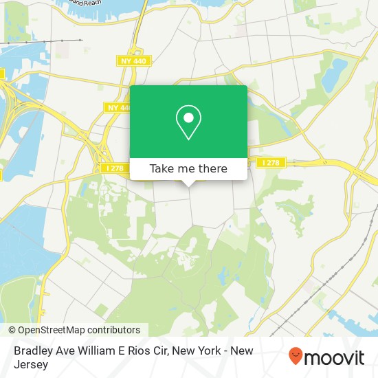 Mapa de Bradley Ave William E Rios Cir