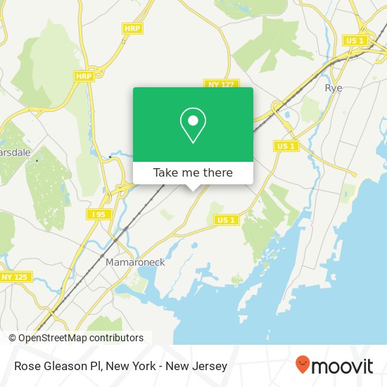 Mapa de Rose Gleason Pl
