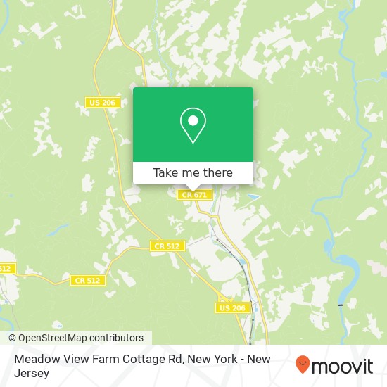 Meadow View Farm Cottage Rd map