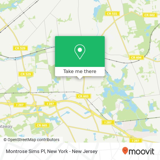 Mapa de Montrose Sims Pl