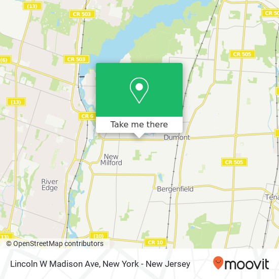 Mapa de Lincoln W Madison Ave