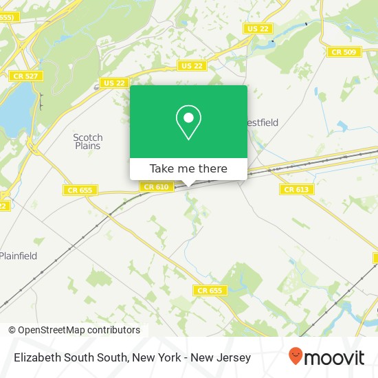 Mapa de Elizabeth South South