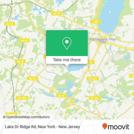 Mapa de Lake Dr Ridge Rd