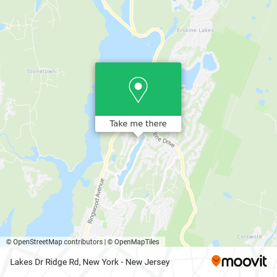 Mapa de Lakes Dr Ridge Rd