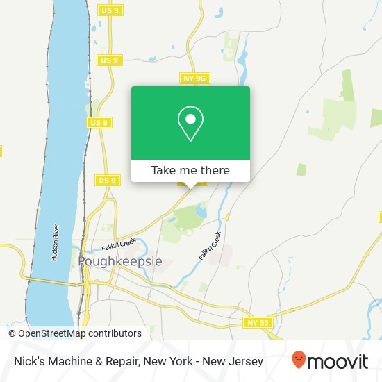 Mapa de Nick's Machine & Repair