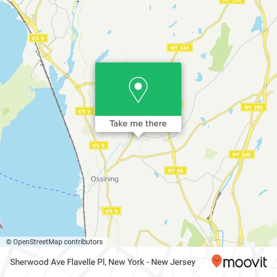 Mapa de Sherwood Ave Flavelle Pl