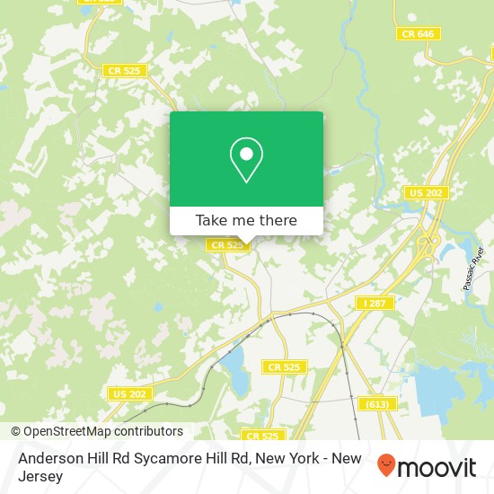 Anderson Hill Rd Sycamore Hill Rd map