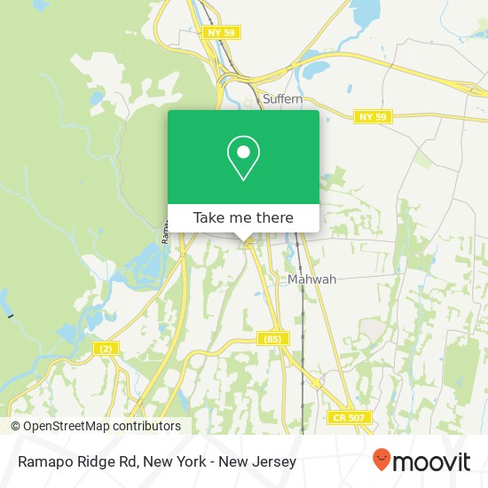 Ramapo Ridge Rd map