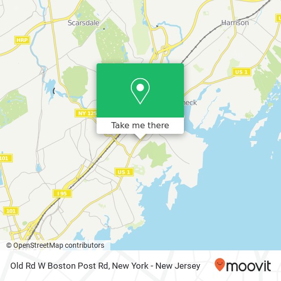 Mapa de Old Rd W Boston Post Rd