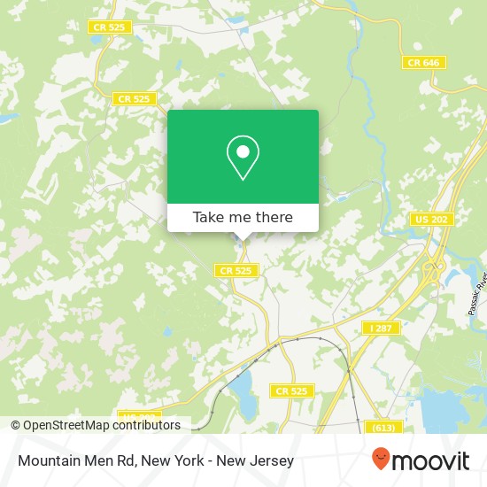 Mapa de Mountain Men Rd