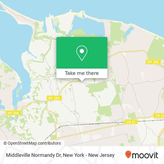 Mapa de Middleville Normandy Dr