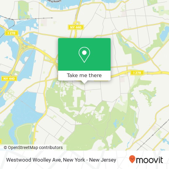 Westwood Woolley Ave map