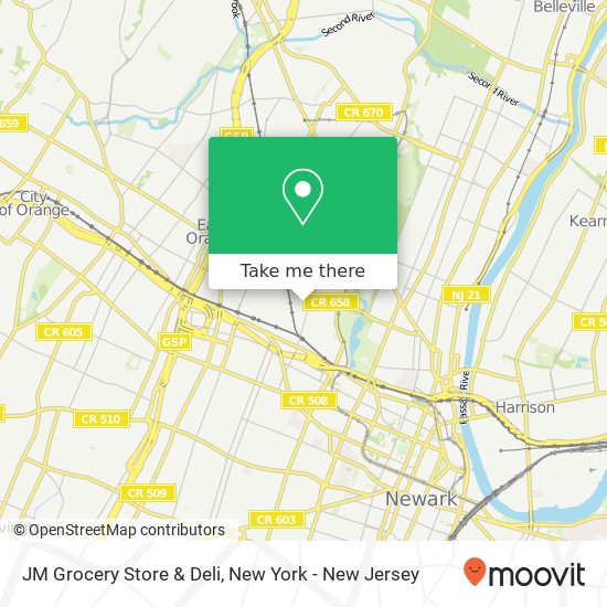 JM Grocery Store & Deli map
