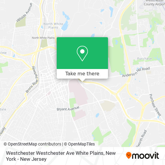 Westchester Westchester Ave White Plains map