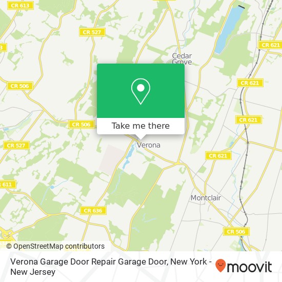 Verona Garage Door Repair Garage Door map