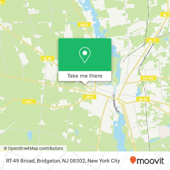 RT-49 Broad, Bridgeton, NJ 08302 map